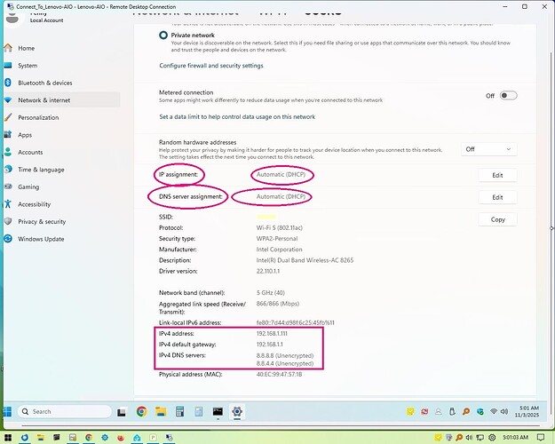 Successful Wireless DNS Config